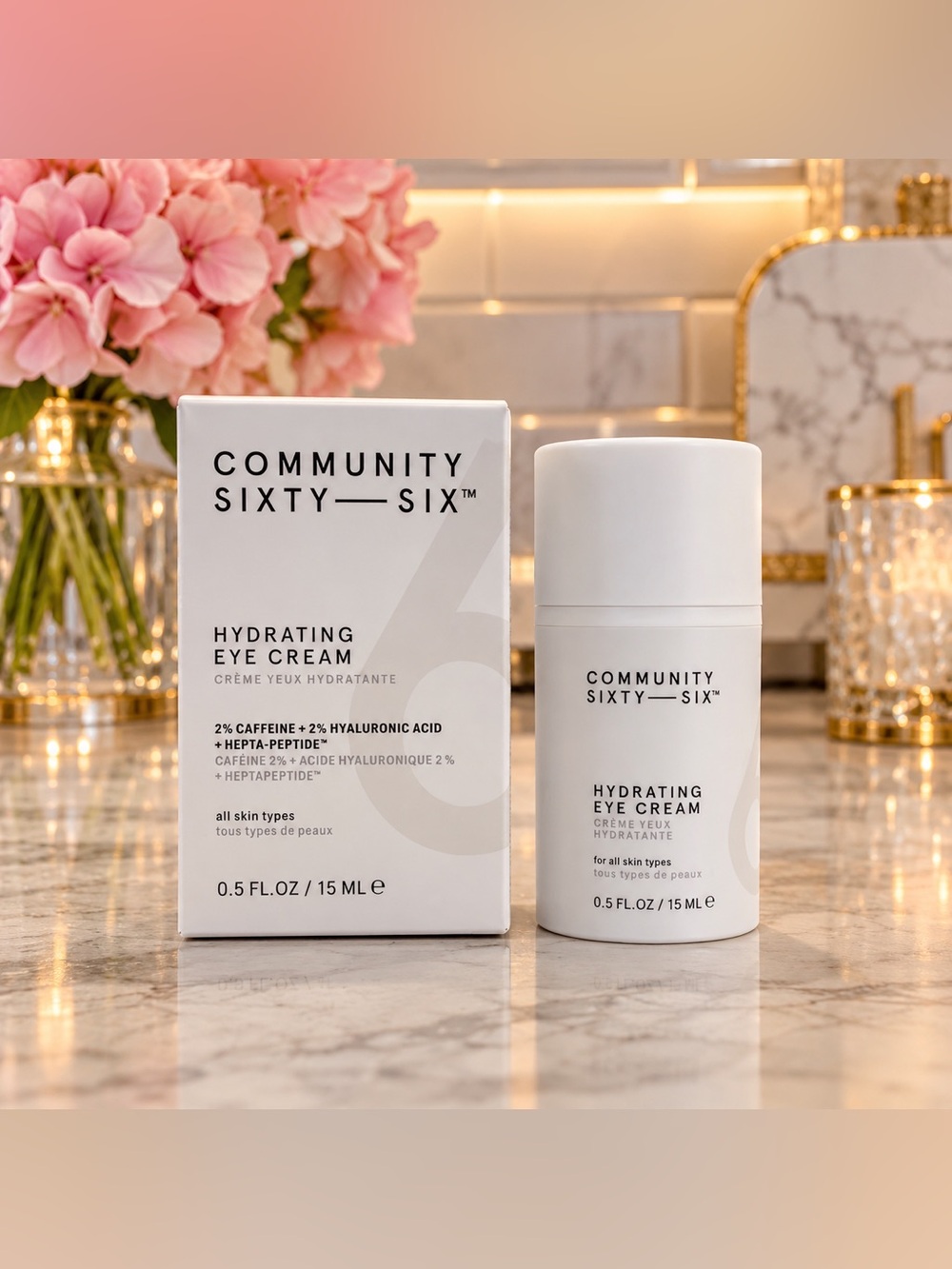 Community Sixty-Six Hydrating Eye Cream 0.5 oz / 15 mL New in Box